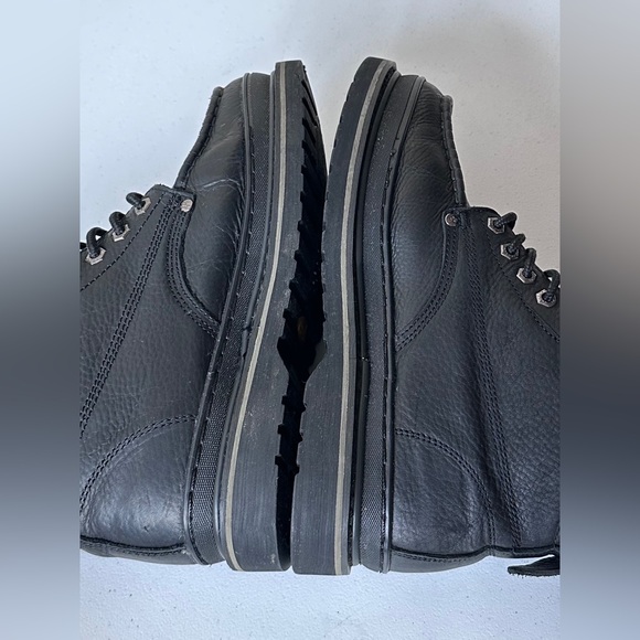 MEN'S CACTUS BLACK STEEL TOE OIL & SLIP RESISTANT WORK BOOT SIZE 10 - Picture 5 of 15